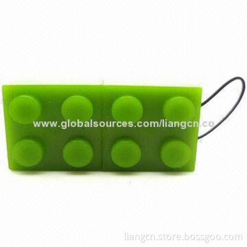 Plastic Building Block USB Flash Drive with 10 years data retention